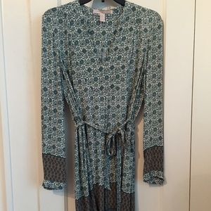 Long Sleeve Shift Dress